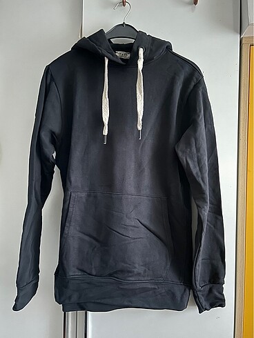 Siyah kalın sweatshirt