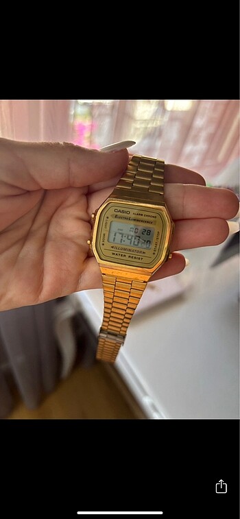  Beden altın Renk Casio saat