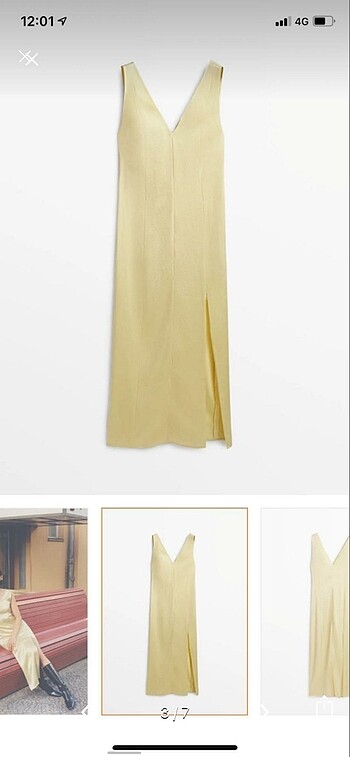 xs Beden Massimo dutti kamisol elbise
