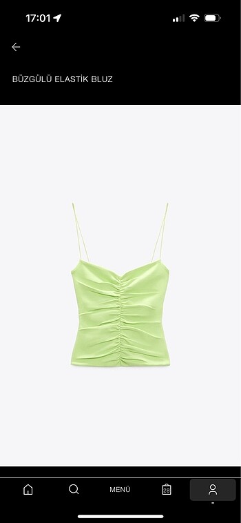 Zara crop üst