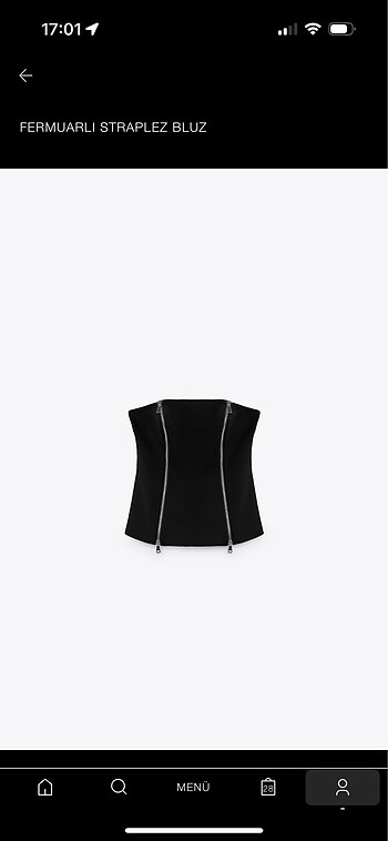 Zara korse görünümlü üst