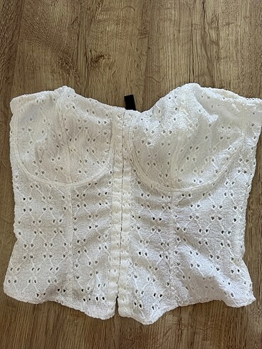 H&M straplez üst