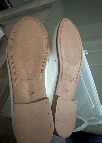 Beyaz Püsküllü Deri Kadın Loafer - Görsel 2