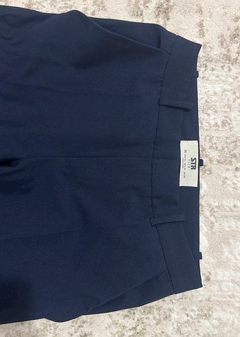 Lacivert Kadın Kumaş Pantolon - Görsel 2