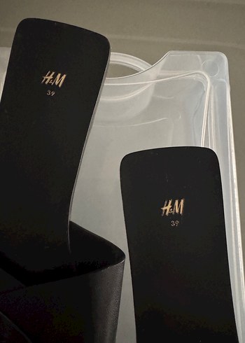 Siyah Kadın Topuklu Terlik - Görsel 3