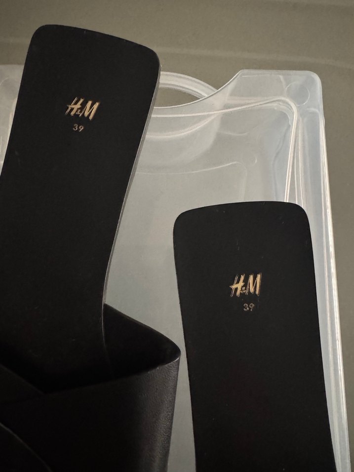 Siyah Kadın Topuklu Terlik - Görsel 3