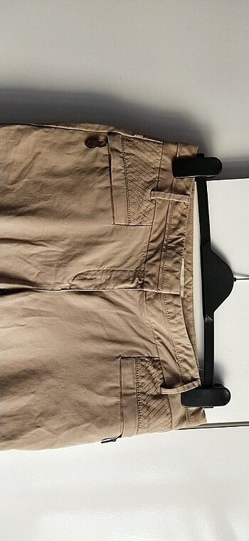 Massimo Dutti Kadın bej rengi pantolon