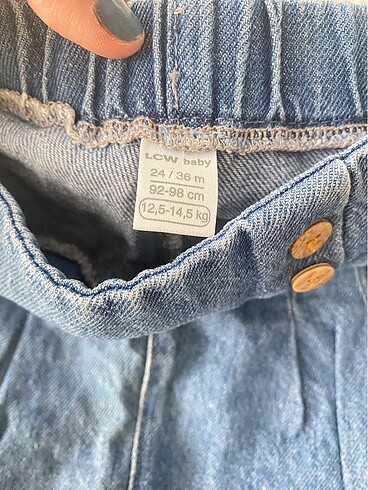 24-36 Ay Beden Mom kot pantalon