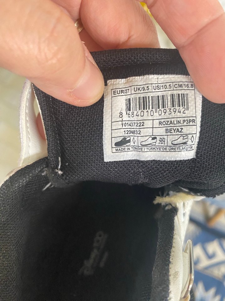 Gri kız çocuk Spor Ayakkabı - Görsel 4