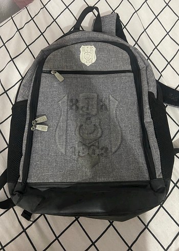Gri Lisanslı Beşiktaş Sırt Çantası