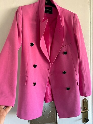 42 Beden pembe Renk Blazer Ceket