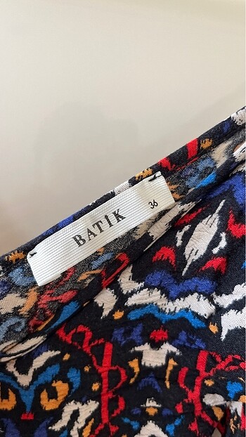 36 Beden çeşitli Renk Batik tulum