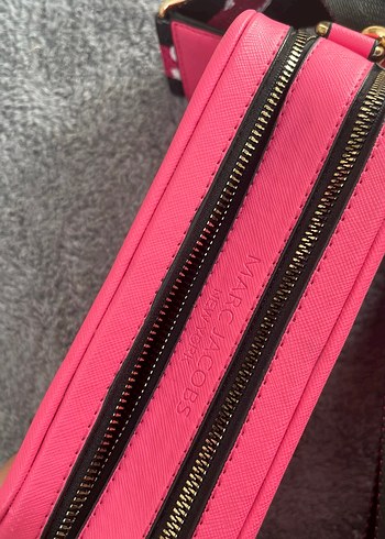 Pembe Kadın Kanvas Omuz Çantası - Görsel 7