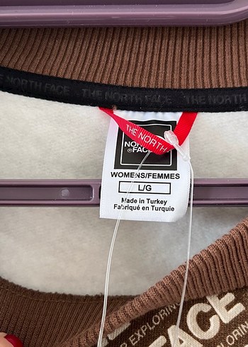 The North Face Kahverengi Baskılı Sweatshirt - Görsel 4