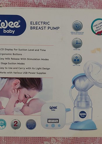 Elektrikli Göğüs Pompası Mavi