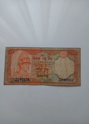 Nepal 20 Rupi 1988 Koleksiyonluk 