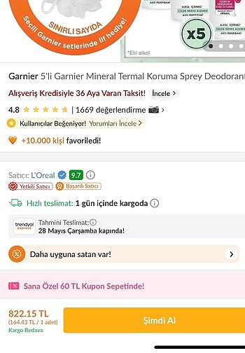 Garnier GARNIER DEODORANT