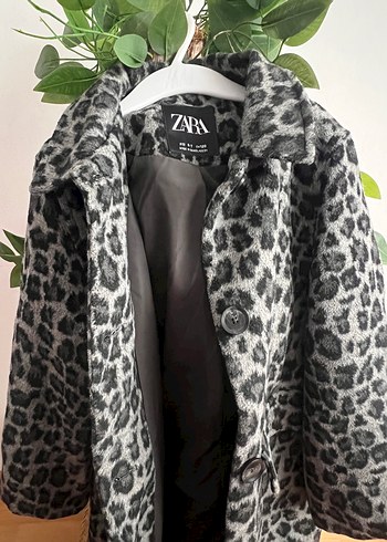 Zara Leopar Desenli Pelus Kaban