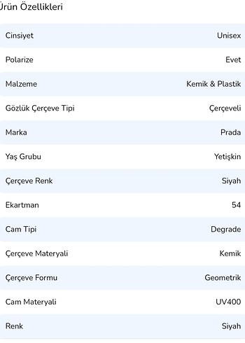 Prada Unisex Polarize Güneş Gözlüğü. Orijinal - Görsel 4