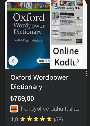 Oxford Wordpower İngilizce Sözlük - Görsel 4