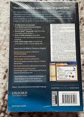 Oxford Wordpower İngilizce Sözlük - Görsel 3