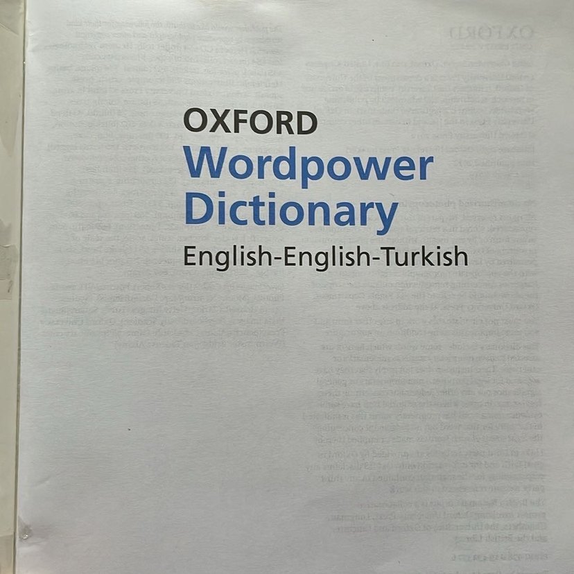 Oxford Wordpower İngilizce Sözlük - Görsel 2