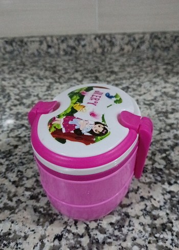 Beden Renkli Pembe çocuk besleme kabı