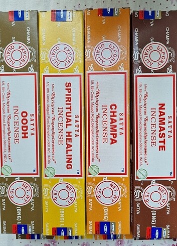 Diğer Satya Hint Doğal Çubuk Tütsüsü