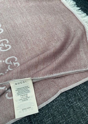 Gucci Yün pamuk tatlı gül pembesi şal