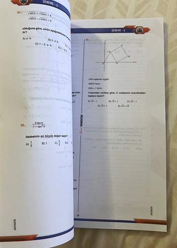  AYT İdeal Kondisyon Serisi Matematik Denemesi