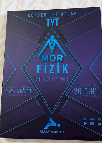 TYT Mor Fizik Soru Kütüphanesi - Paraf Yayınları