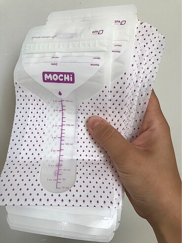  Beden Mochi süt saklama poşeti