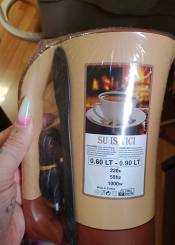 Kahve Makinesi Su Isıtıcı Kahverengi 0.6-0.9 L - Görsel 3