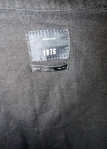 Düğmeli Siyah Kadın Denim Ceket - Görsel 6