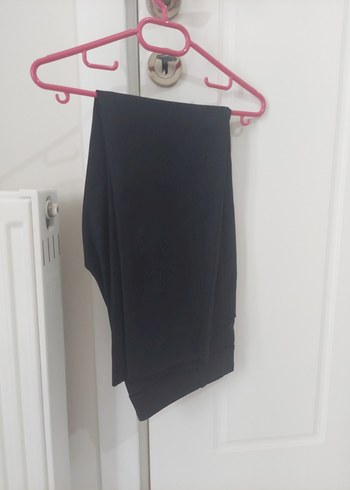 Koton Koton Siyah Kadın Regular Fit Kumaş Pantolon