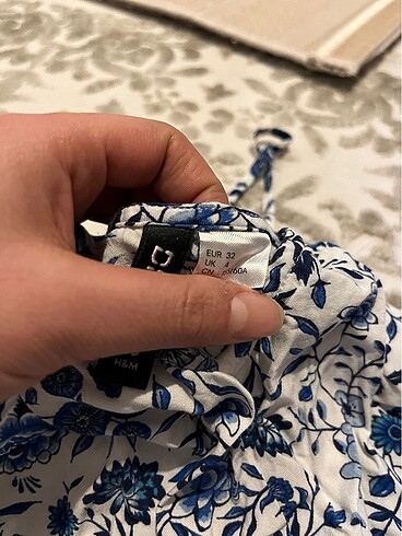 32 Beden mavi Renk H&M tulum yazlık