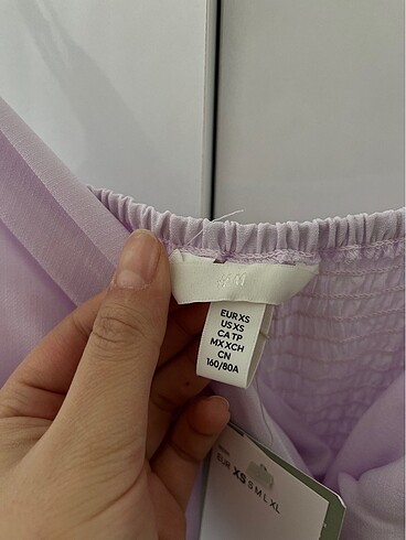 xs Beden H&M ince askılı yazlık elbise