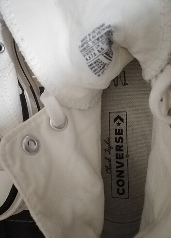37,5 Beden beyaz Renk Orjınal converse