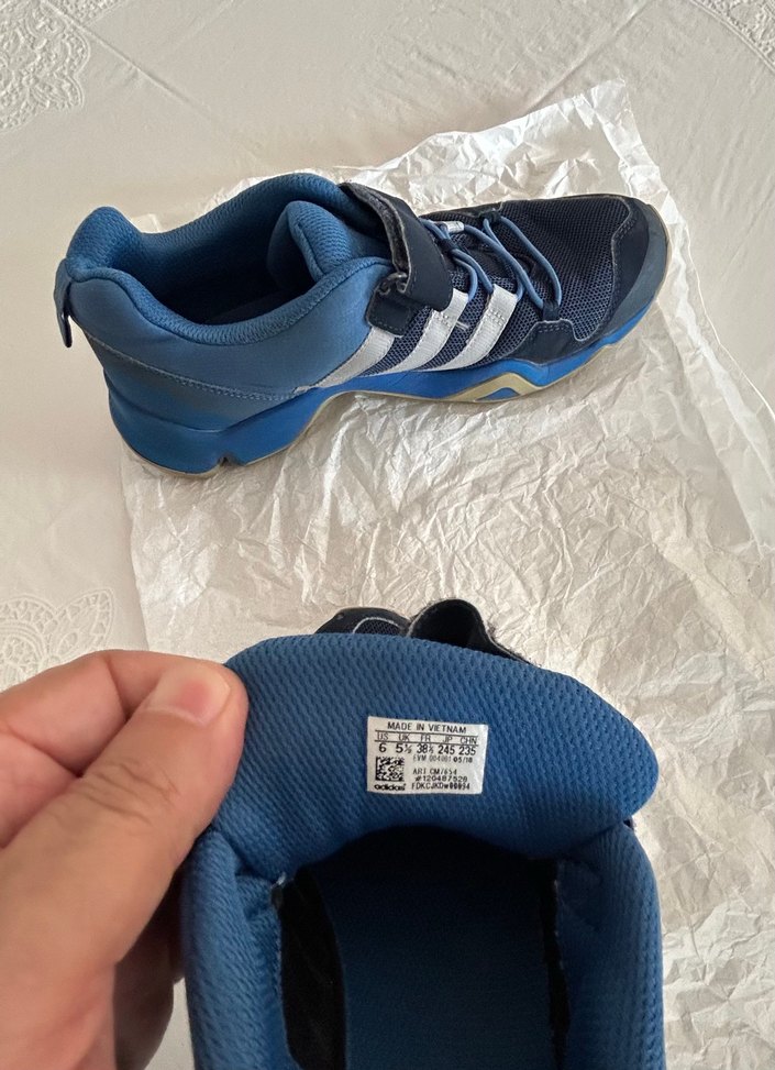Erkek Çocuk Lacivert Adidas Outdoor Spor Ayakkabı - Görsel 4