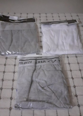 xxl Beden Diger Erkek Gri Baskılı Mini Boxer