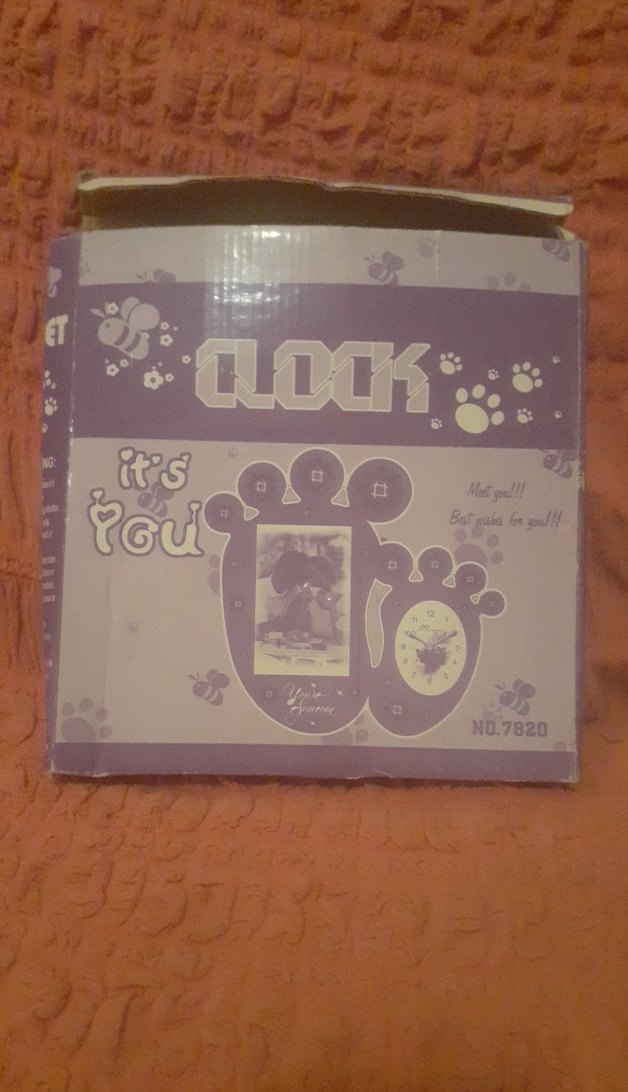 Çocuklar için Mor Plastik Saat - Görsel 2