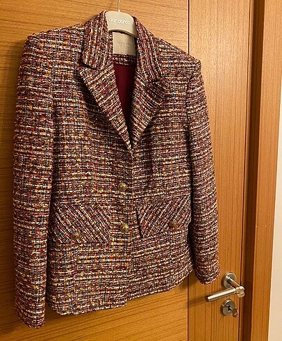 Adil ışık bordo blazer ceket