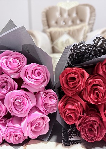Pembe Gül Buketi - Görsel 3