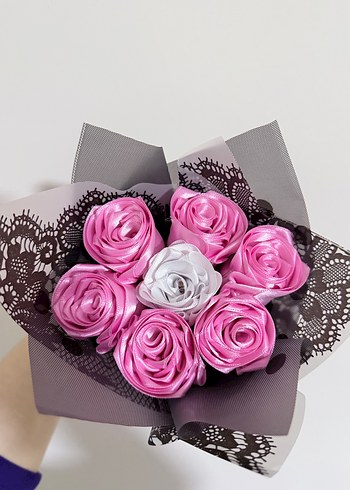 Pembe Gül Buketi - Görsel 6