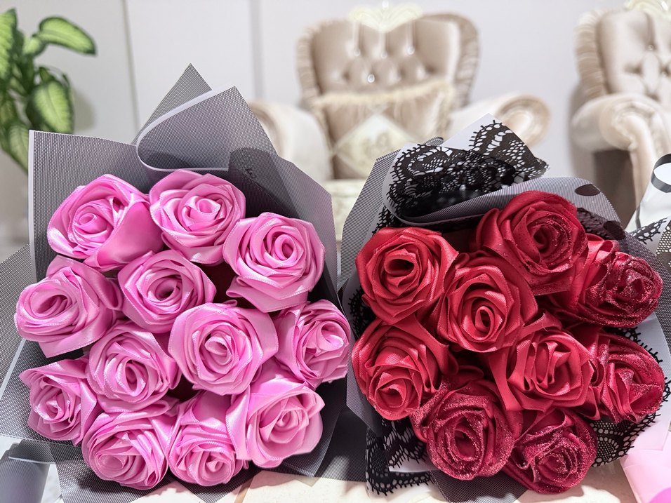 Pembe Gül Buketi - Görsel 3