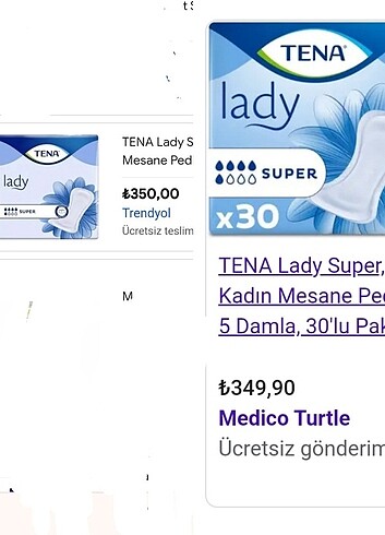  Beden Renk Tena bayan yetişkin pad