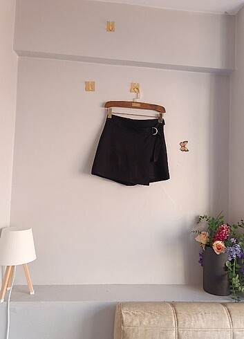 H&M H&M SORT ETEK GOLD DETAYLİ