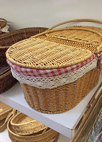 Rattan Oval Piknik Sepeti