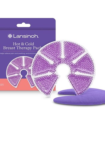 Lansinoh Mor Sıcak & Soğuk Göğüs Terapisi Paketi - Görsel 2