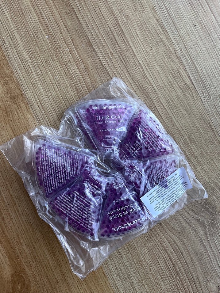 Lansinoh Mor Sıcak & Soğuk Göğüs Terapisi Paketi - Görsel 4